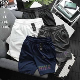 Quần Thể Thao Nam có 2 túi khóa kéo đẹp chắc chắn quần đùi tập gym vải thun poly thoáng mát co giãn chuẩn form nhiều màu
