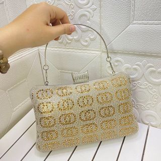 túi xách ,túi xách đính đá,túi xách nữ sang chảnh , túi xách đi tiệc cưới tx37