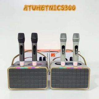 Loa karaoke CS-300 kèm 2 micro ko dây. giá sỉ