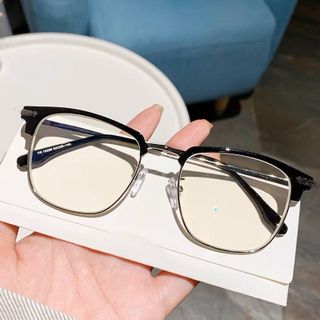 mắt kính vuông,kính gọng si,mắt kính giả cận