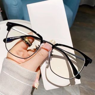 mắt kính vuông,kính gọng si,mắt kính giả cận