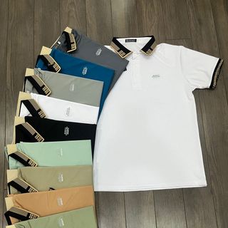 Áo thun nam POLO trơn vải cá sấu cotton cao cấp ngắn tay cực sang trọng