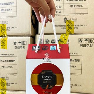 Hồng Sâm Lát Tẩm Mật Ong Sobaek Korea Hộp 200g giá sỉ