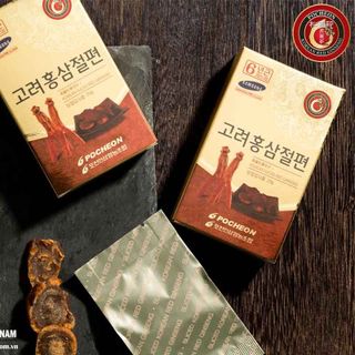 Hồng sâm thái lát tẩm mật ong POCHEON Sliced hộp 200g