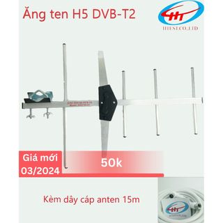 Anten Nhôm HOÀNH KIẾN ĐẠT TSH5 – HKD H5 kèm dây cáp anten 15m giá sỉ