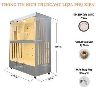 Chuồng Mèo Gỗ MDF Màu Trắng Lõi Xanh Chống Ẩm, Villa Nhà Mèo Hai Tầng Với Ngăn Kéo