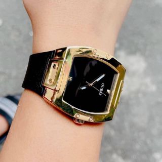 ĐỒNG HỒ NAM CAO CẤP GUE.SS DA ĐEN 2