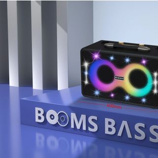 Loa Bluetooth Xách Tay BOOM BASS M4205+ (Kèm 2 Micro Không Dây)
