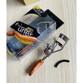 Kẹp Bấm Mi Cán Gỗ MEI JIAMENG The Eye lash Urler Gọn Nhẹ Siêu Cong Mi
