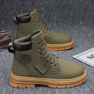 Giày Boot Da Nam MĐG phong cách bụi bặm 2024-Giày chất bao đẹp, da mềm
