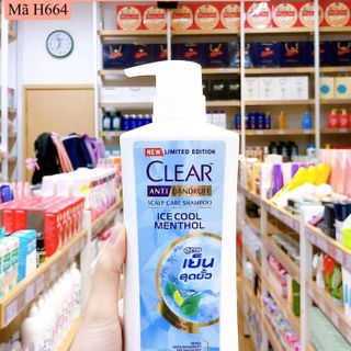 Dầu Gội Clear Thái Lan Men - Bạc Hà - Anh Đào- THÁI LAN giúp bạn tự bảo vệ, không bị gàu tấn công.