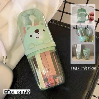 Hộp đựng bàn chải du lịch 2in1