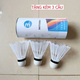 CẶP 2 VỢT CẦU LÔNG TẶNG 3 TRÁI CẦU KÈM BAO VỢT, TAY BỌC ĐỆM MÚT CTB685