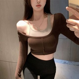 SET ÁO ĐÔI THUN GÂN TĂM LP1875 - LÊ PHƯƠNG BOUTIQUE
