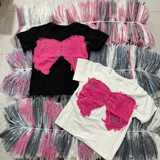 ÁO THUN NỮ DÁNG CROPTOP ÔM BODY THÊU BƯỚM CỰC XỊN - LÊ PHƯƠNG BOUTIQUE