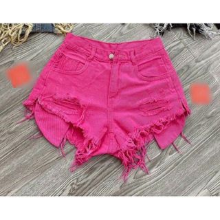 QUẦN SORT JEAN RÁCH TUA RUA LỒI TÚI - LÊ PHƯƠNG BOUTIQUE