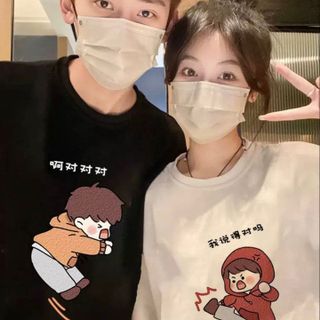 ÁO PHÔNG UNISEX FORM RỘNG 70KG CẶP HOẠT HÌNH NAM NỮ- LÊ PHƯƠNG BOUTIQUE
