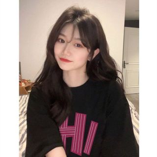 ÁO PHÔNG UNISEX FORM RỘNG 70KG CHỮ HI - LÊ PHƯƠNG BOUTIQUE