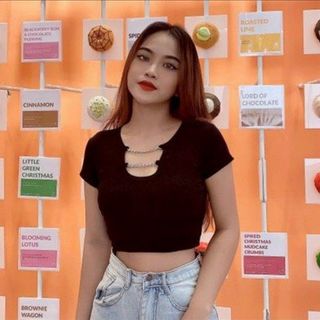 ÁO CROPTOP PHỐI XÍCH - LÊ PHƯƠNG BOUTIQUE