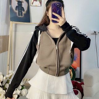 ÁO KHOÁC NỈ RAPLANG PHỐI MÀU CỰC XINH - LÊ PHƯƠNG BOUTIQUE