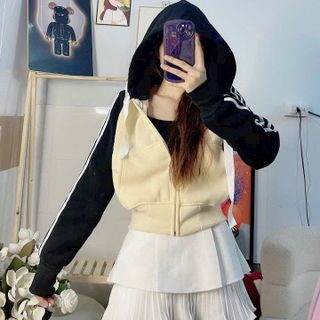 ÁO KHOÁC NỈ RAPLANG PHỐI MÀU CỰC XINH - LÊ PHƯƠNG BOUTIQUE