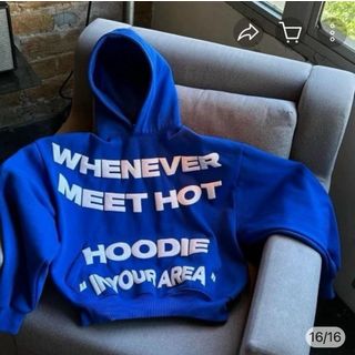 Áo hoodie in nổi WHENEVER MEET HOT, form to, nách rộng thoải mái, nón 2 lớp lót vải chính, có túi trước - WHENMEETHOT