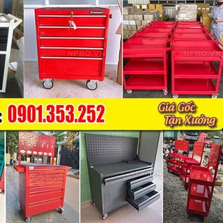 Tủ đồ nghề 3 ngăn chia khay - Tủ đựng linh kiện cơ khí
