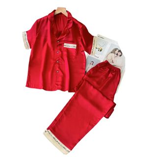 BỘ PIJAMA CHỮ KÝ TAY NGẮN QUẦN DÀI - LÊ PHƯƠNG BOUTIQUE
