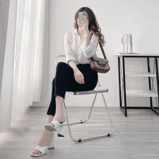 QUẦN TÂY BAGY CÔNG SỞ 1 NÚT VẢI TUYẾT MƯA LOẠI ĐẸP FORM CHUẨN - LÊ PHƯƠNG BOUTIQUE