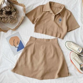 SET ÁO KÈM CHÂN VÁY THÊU GẤU - LÊ PHƯƠNG BOUTIQUE