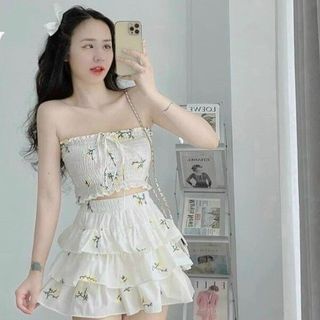 SET BỘ VOAN BÈO HOA NHÍ XINH - LÊ PHƯƠNG BOUTIQUE