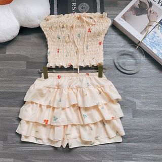 SET BỘ VOAN BÈO HOA NHÍ XINH - LÊ PHƯƠNG BOUTIQUE