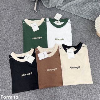 ÁO PHÔNG 3158 UNISEX TAY LỠ FORM RỘNG ALTHOUGHT - LÊ PHƯƠNG BOUTIQUE