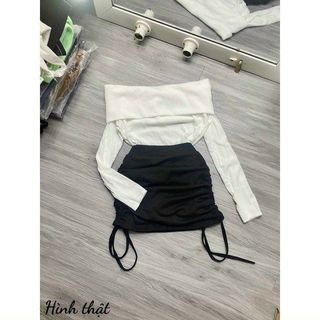 SET ÁO BẸT VAI KÈM CHÂN VÁY RÚT - LÊ PHƯƠNG BOUTIQUE