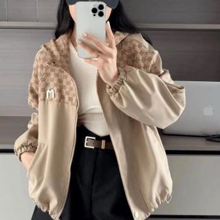 ÁO KHOÁC DÙ 2 LỚP FORM RỘNG PHỐI HỌA TIẾT - LÊ PHƯƠNG BOUTIQUE