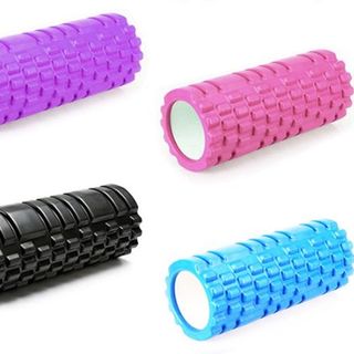 SP032 - Con Lăn Massage Tập Yoga Gym Foam Roller ống trụ lăn xốp thể thao giãn cơ có gai roam rollet cao cấp