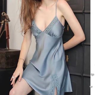 SET BỘ NGỦ SATIN PHỐI REN V29 - LÊ PHƯƠNG BOUTIQUE