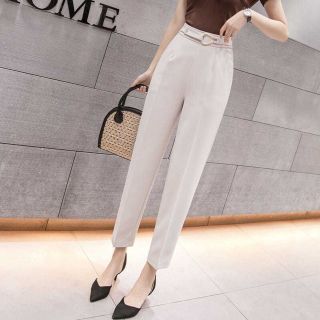 Quần Tây công sở quần baggy nữ dài cạp cao chất xịn hàng Quảng Châu