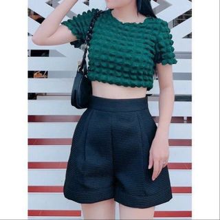 QUẦN SORT NỮ VẢI XỐP SƠ GỖ, LƯNG SAU THUN - LÊ PHƯƠNG BOUTIQUE