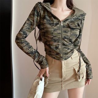ÁO THUN LÍNH NÓN DÂY KÉO TÚI HỘP 2 BÊN VẢI THUN COTTON CO GIÃN - LÊ PHƯƠNG BOUTIQUE