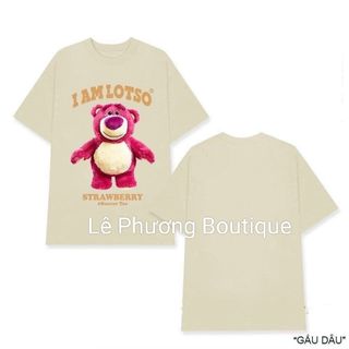 ÁO PHÔNG FORM RỘNG GẤU DÂU - LÊ PHƯƠNG BOUTIQUE