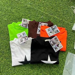 ÁO CROPTOP CỔ CAO IN NGÔI SAO THUN BORIP LOẠI 1 - LÊ PHƯƠNG BOUTIQUE
