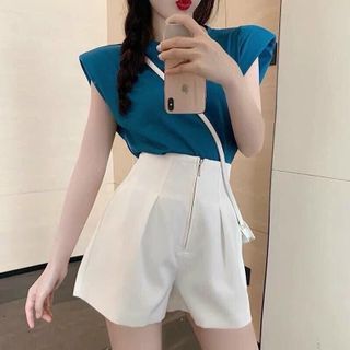 QUẦN SORT TUYẾT HÀN KÉO KHÓA - LÊ PHƯƠNG BOUTIQUE