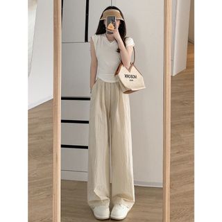 QUẦN DÀI SUÔNG ỐNG RỘNG VẢI ĐŨI XỊN LƯNG THUN - LÊ PHƯƠNG BOUTIQUE