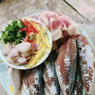 Cá Nục Lột Da 1 nắng, kg/2 vỉ 500gr