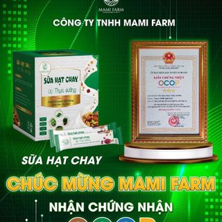 Sữa Hạt Chay thực dưỡng Mami Farm