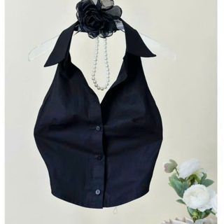 ÁO CỔ YẾM KATE DÁNG CROPTOP - LÊ PHƯƠNG BOUTIQUE