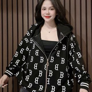 ÁO KHOÁC NỈ NGOẠI IN TRÀN B - LÊ PHƯƠNG BOUTIQUE