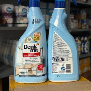 Chai Xịt Đa Năng Denkmit 750ML Tẩy Mốc, Tẩy Rửa Dầu Mỡ, Nhà Bếp, Nhà Tắm, Vòi Inox, WC Lavabo, Sàn Gạch Hoa - Hàng Đức