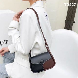 TÚI XÁCH NỮ DỌC RÚM MÃ T0427 - LÊ PHƯƠNG BOUTIQUE